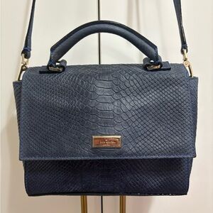 Kate Spade Textured Blue Crossbody Bag